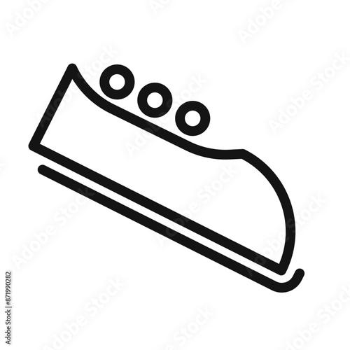 Bobsleigh icon black and white vector sign