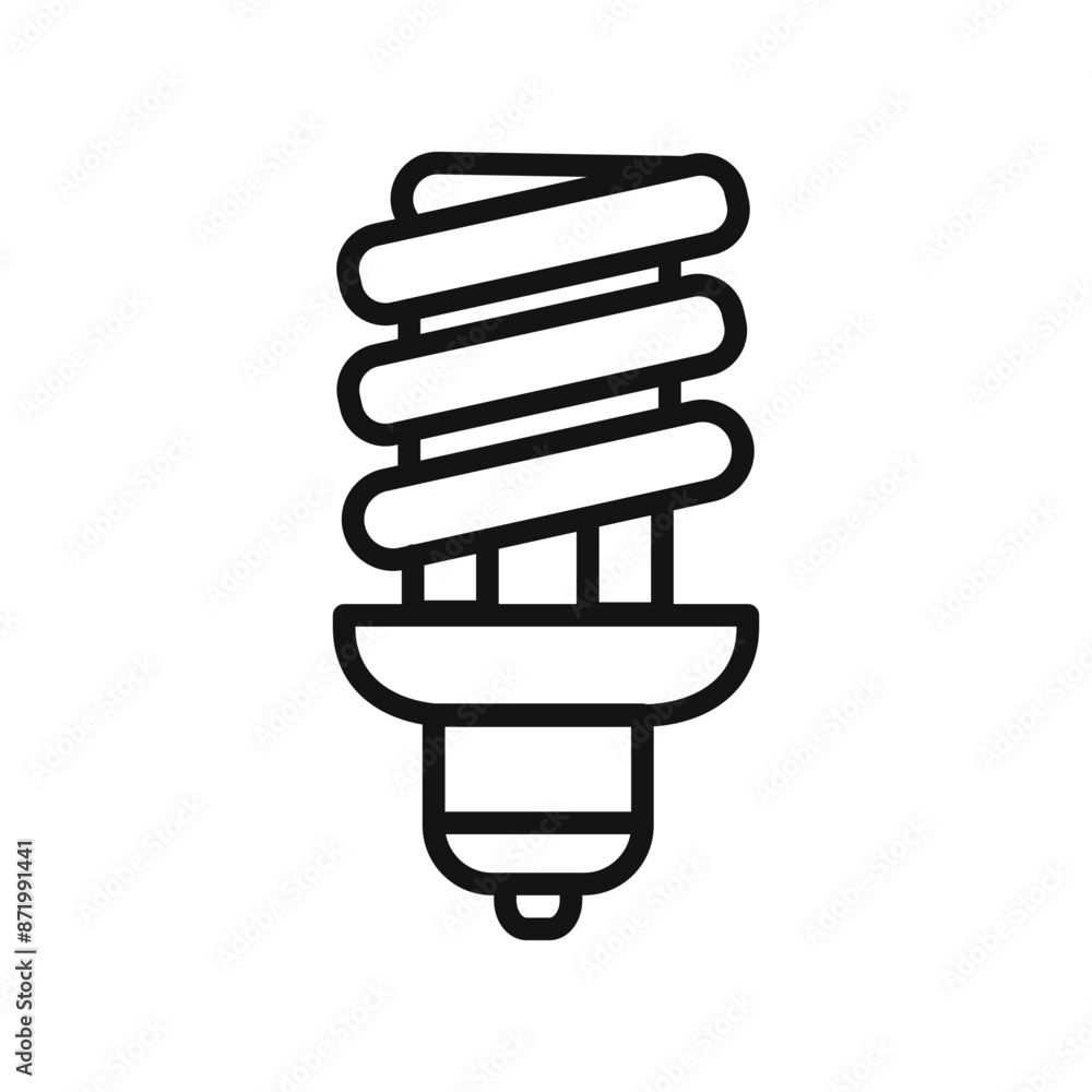 energy efficiency light bulb icon black and white vector sign energy efficiency light bulb icon black and white vector sign