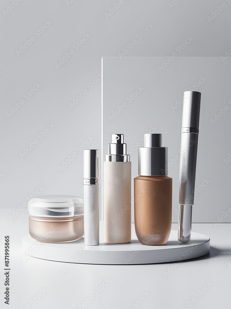 white cosmetic container