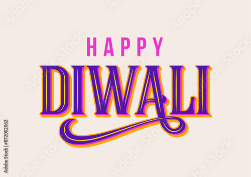Diwali festival lettering, Diwali Sale banner, Diwali background design with lights, peacock, lanterns, candles and flowers
