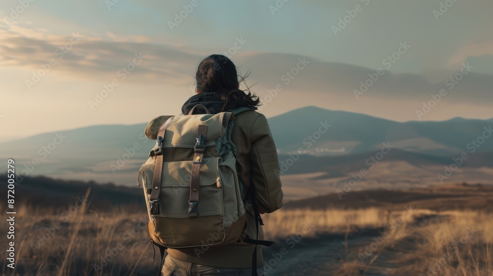 The Hiker with Backpack The Hiker with Backpack