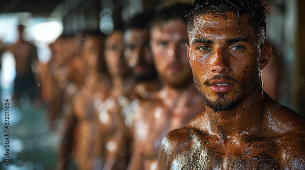A motivating photo essay that follows the journey of a group of gym buddies as they train together A motivating photo essay that follows the journey of a group of gym buddies as they train together