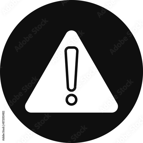 Emergency Glyph Black Circle Icon