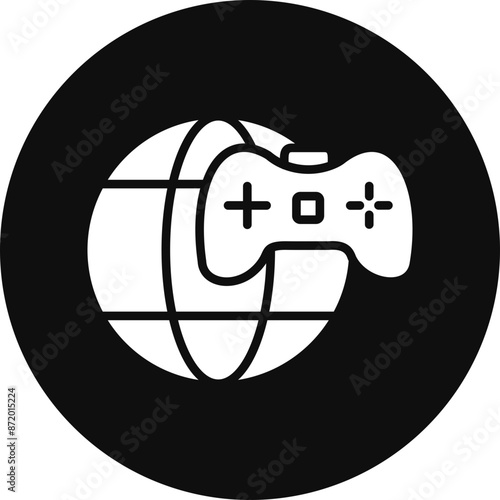 Mmorpg Glyph Black Circle Icon