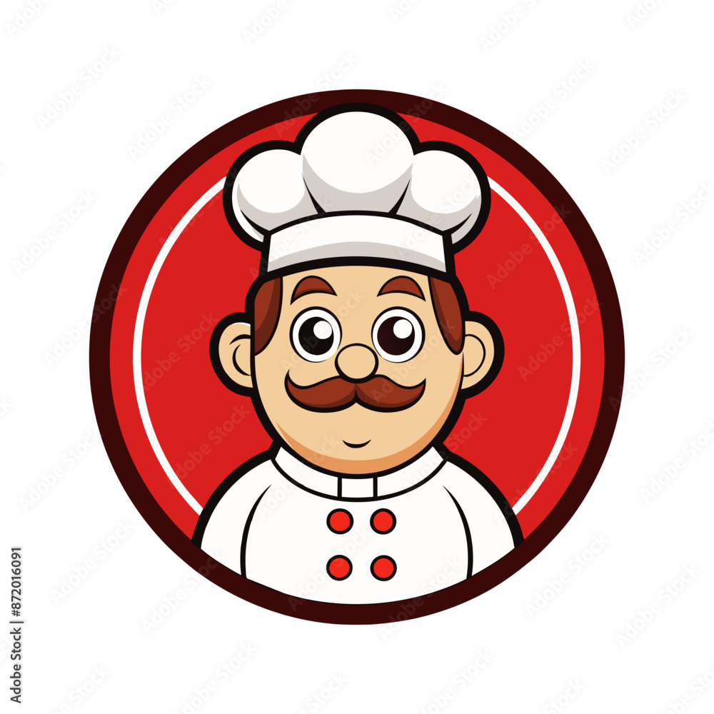 Chef boy cartoon mascot Vector illustration Chef boy cartoon mascot Vector illustration