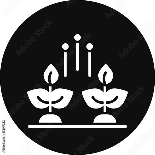 Agriculture Vector Glyph Black Circle Icon