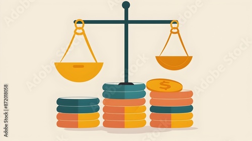 Wallpaper Mural Detailed of Income and Expense Financial Balance Report for Business Accounting and Tax Planning Torontodigital.ca