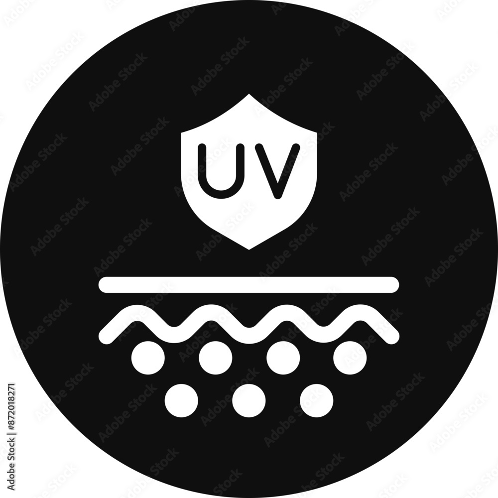 Uv Vector Glyph Black Circle Icon Uv Vector Glyph Black Circle Icon