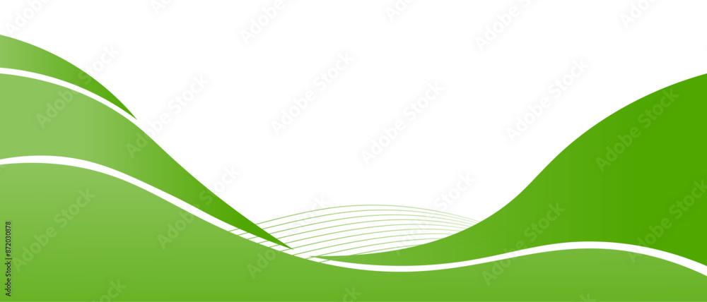Modern green banner background design and graphic banner pattern ...