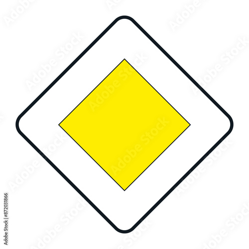 Free Download PRIORITY SIGNAL, R-3 - Priority road - SVG - GFXLoad