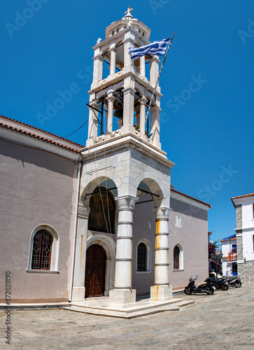 Greek orthodox church dedicated to the virgin Mary. photo