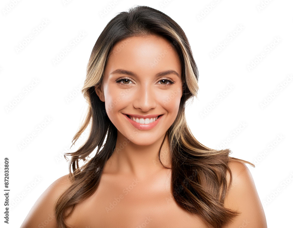 Una modelo latina con una piel bella y morena, cuya sonrisa radiante ilumina cualquier ambiente Una modelo latina con una piel bella y morena, cuya sonrisa radiante ilumina cualquier ambiente