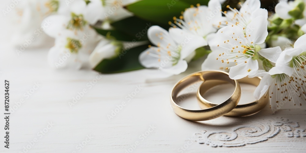 Wedding Rings and Blossoms Wedding Rings and Blossoms