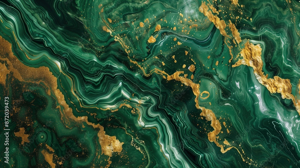 green marble texture with golden accent background green marble texture with golden accent background