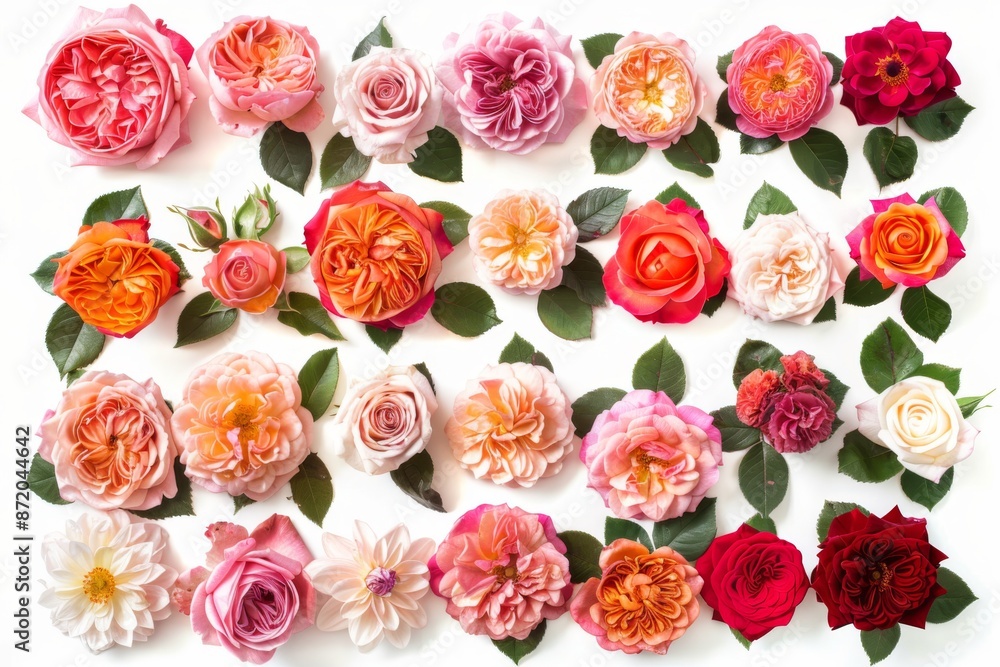 A mesmerizing composition of roses artfully arranged in a collage, showcasing the beauty and diversity of this beloved flower. A mesmerizing composition of roses artfully arranged in a collage, showcasing the beauty and diversity of this beloved flower.