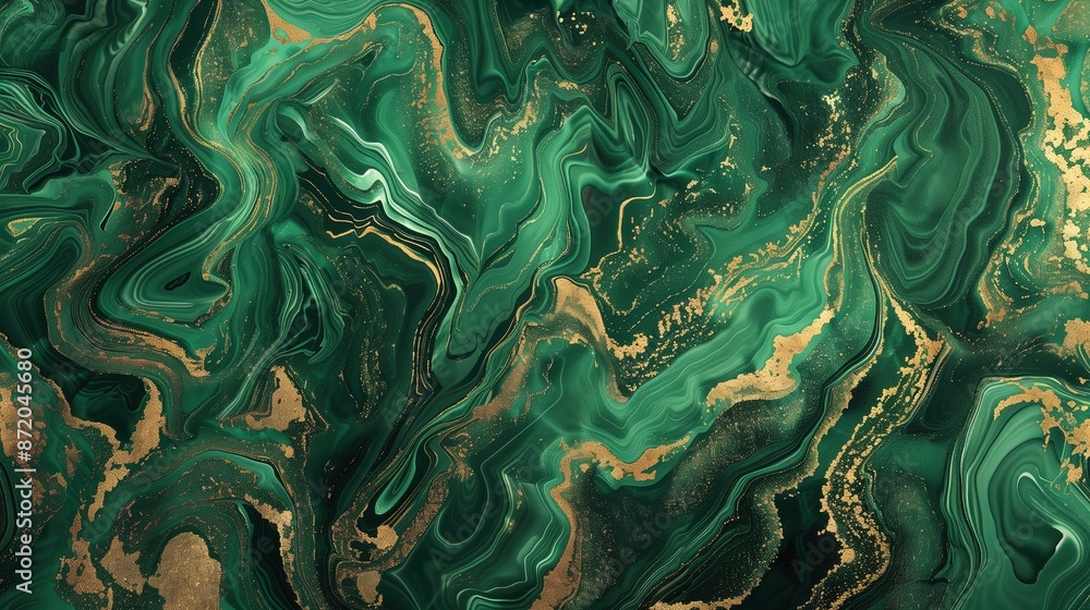 green marble texture with golden accent background green marble texture with golden accent background