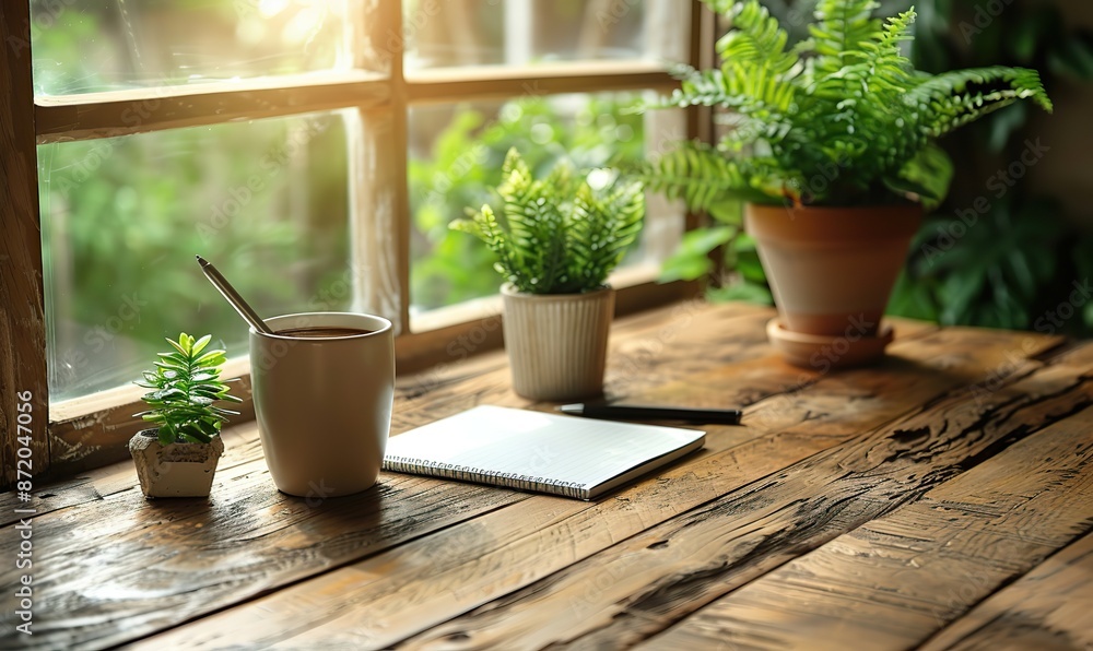 digital tablet mockup, pen cup of coffee green plant paper notebooks elegant women s home office desk table.stock image digital tablet mockup, pen cup of coffee green plant paper notebooks elegant women s home office desk table.stock image