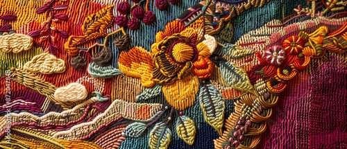 Beautifully woven handmade tapestry with intricate designs, Craft Artisan, Cultural and artistic craftsmanship