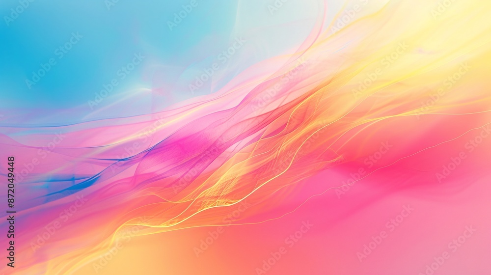 Abstract blurred gradient background in bright colors, providing a colorful and smooth illustration. Abstract blurred gradient background in bright colors, providing a colorful and smooth illustration.