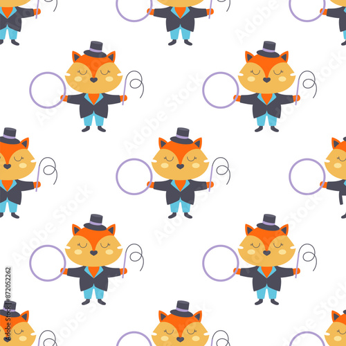 circus fox pattern