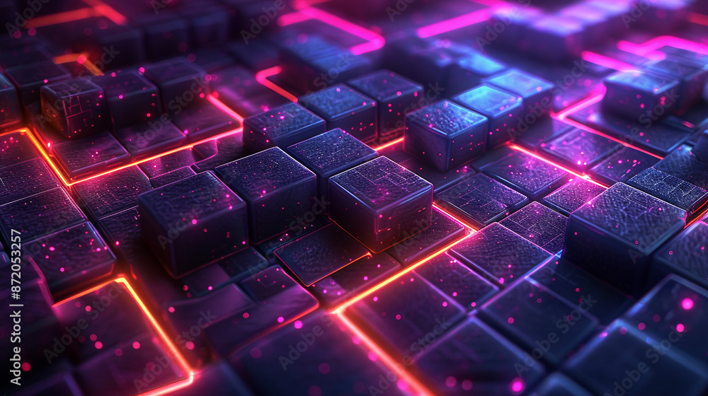 Futuristic Abstract Digital Backgrounds: High-Tech Cyber Network with Neon Glows and Circuit Patterns for Innovative and Technological Projects Futuristic Abstract Digital Backgrounds: High-Tech Cyber Network with Neon Glows and Circuit Patterns for Innovative and Technological Projects