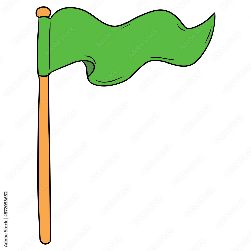 green waving triangle flag illustration hand drawn isolated vector
green waving triangle flag illustration hand drawn isolated vector
