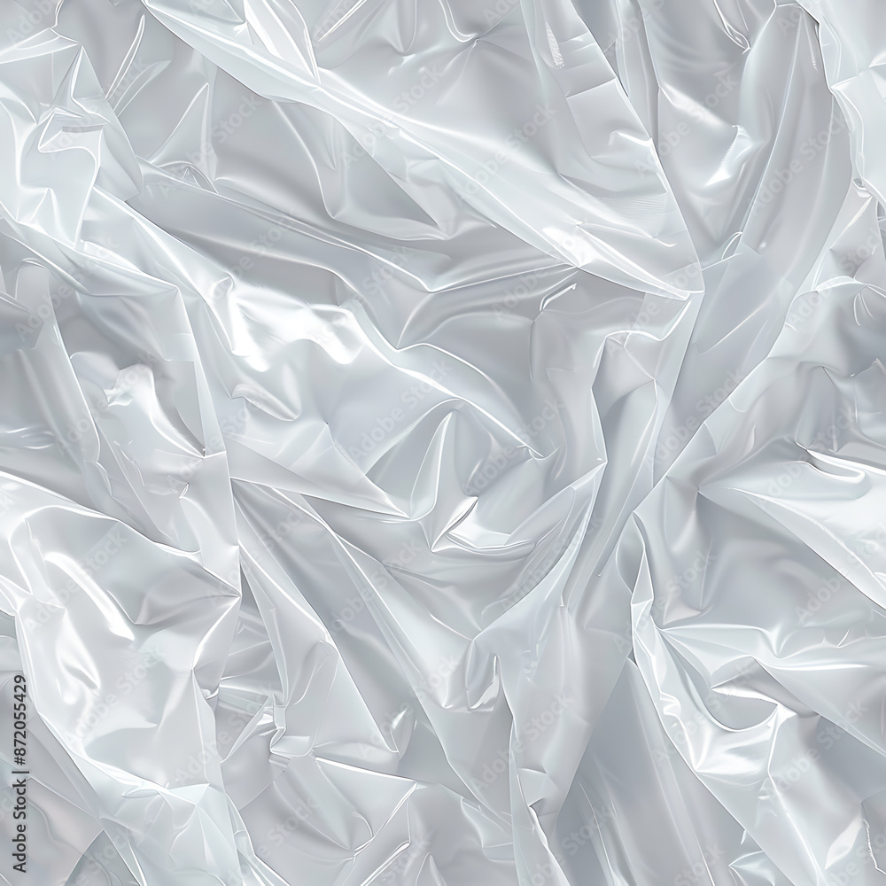 Clean Crumpled Plastic (trash bag) Seamless Texture Tile Clean Crumpled Plastic (trash bag) Seamless Texture Tile