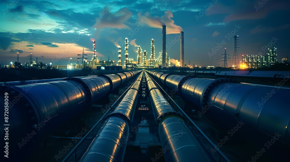 closeup and wide photo shot pipe factory industry of oil and gas closeup and wide photo shot pipe factory industry of oil and gas