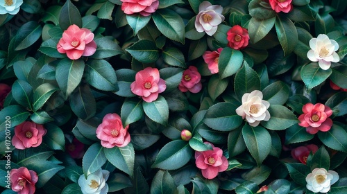 Vibrant Pink and White Flowers