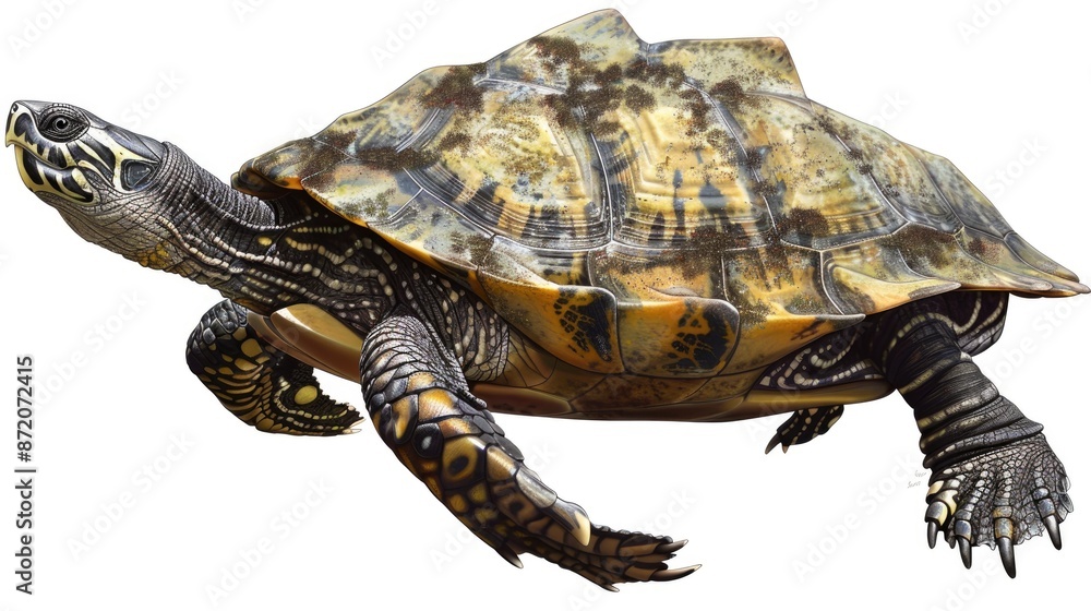 Fototapeta premium shell back turtle