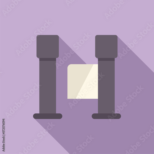 Minimalist illustration of a turnstile allowing one person entering with green light