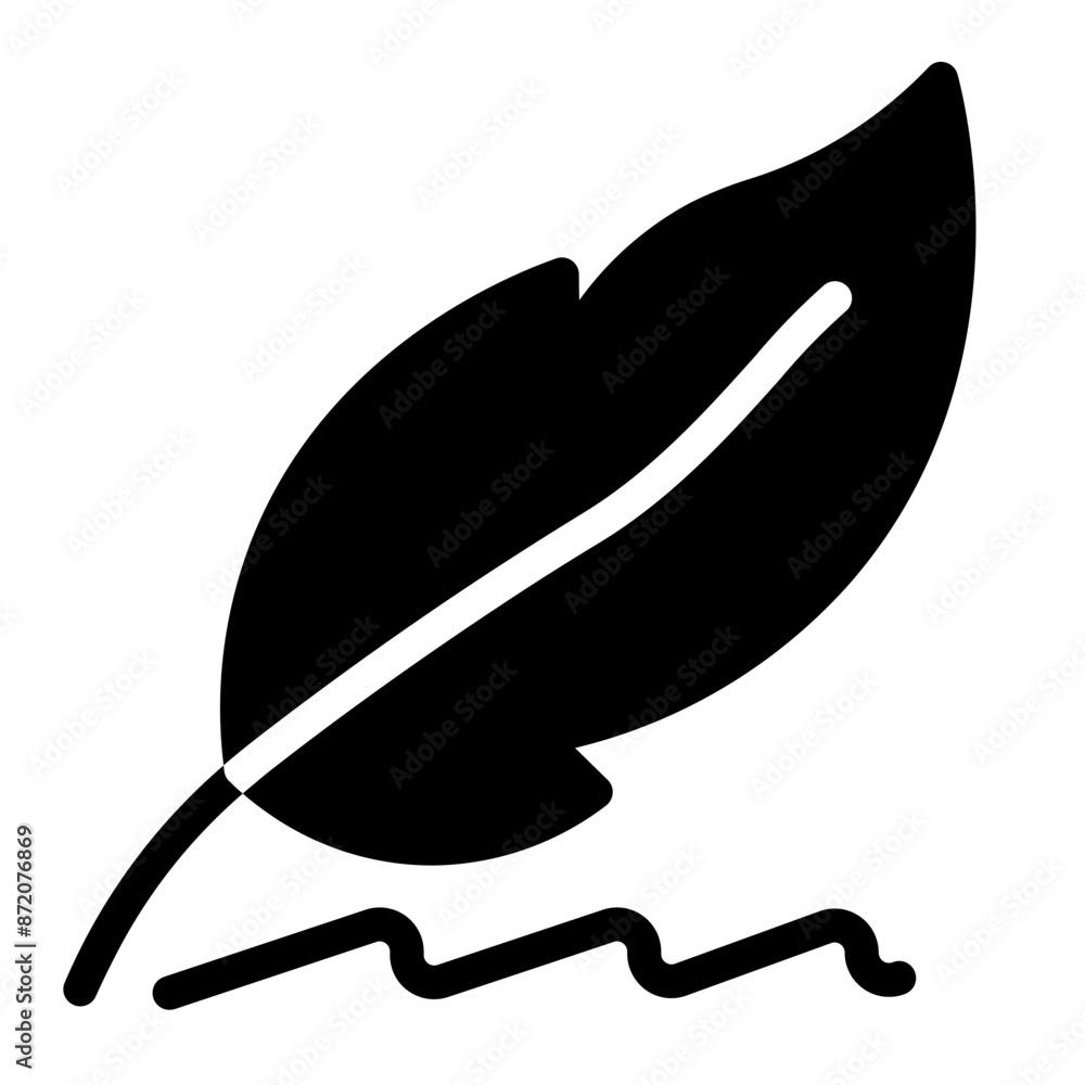 feather pen writing glyph icon feather pen writing glyph icon