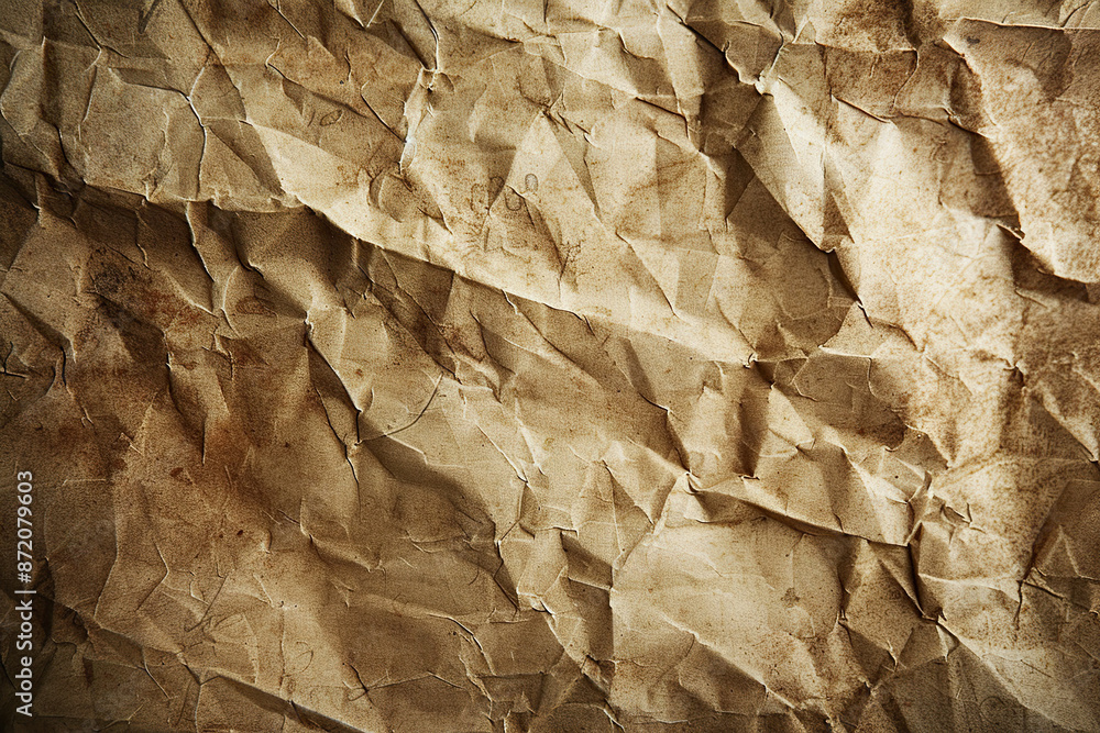 Beautiful texture old crumpled paper, design abstract background Beautiful texture old crumpled paper, design abstract background