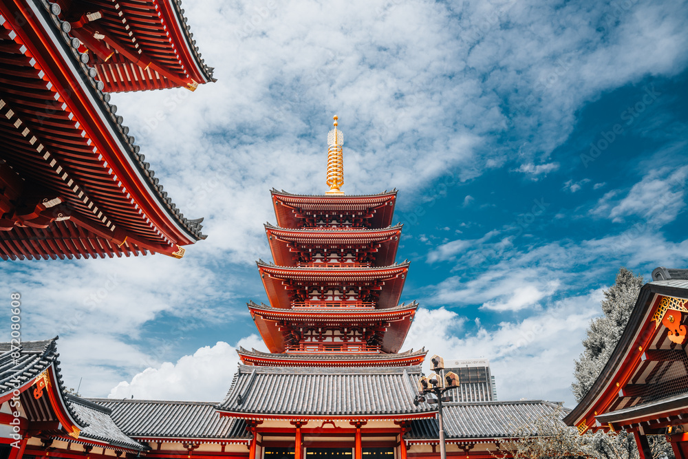 Tokyo City, Sensoji Temple, Asakusa district, Japan, Asia