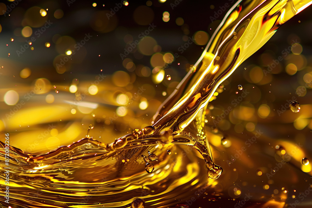 Generative ai on theme of beautiful texture surface motor oil, design natural abstract background Generative ai on theme of beautiful texture surface motor oil, design natural abstract background