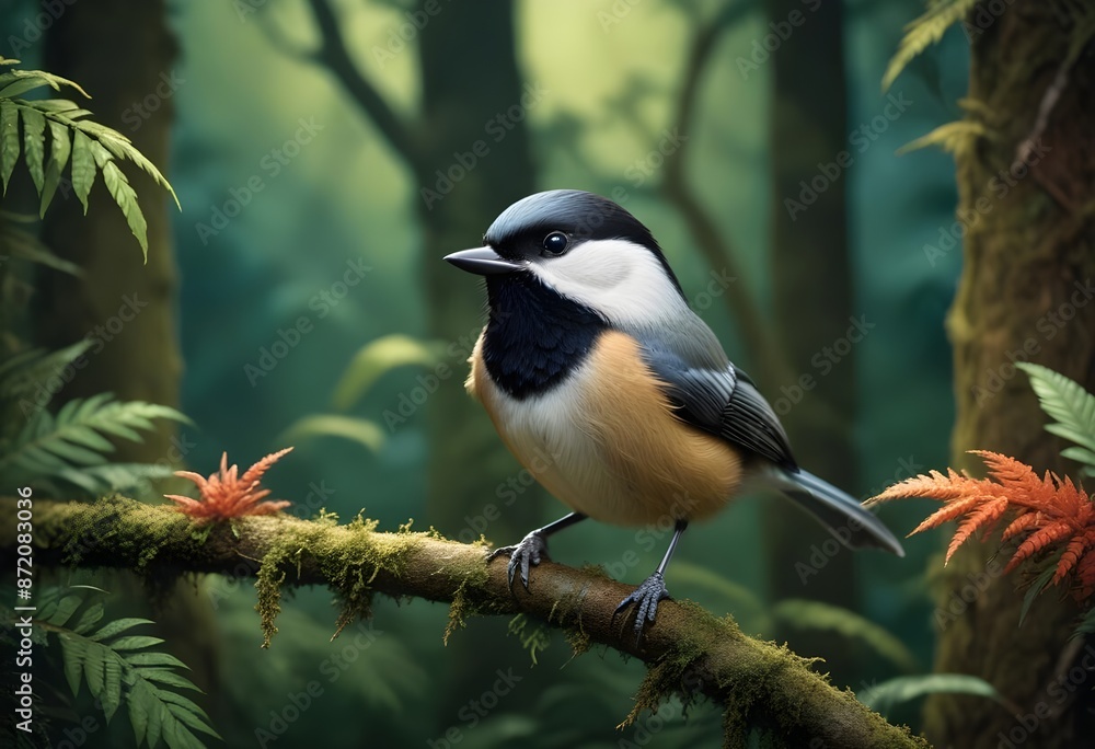 Obraz premium Chickadee bird
