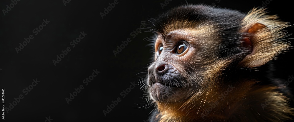 Black-Striped Capuchin, Also Known As Bearded Capuchin, A New World Primate,High Resolution, Ultra HD Black-Striped Capuchin, Also Known As Bearded Capuchin, A New World Primate,High Resolution, Ultra HD
