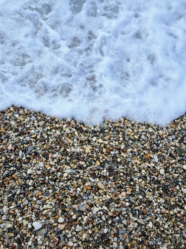 pebbles on the shore