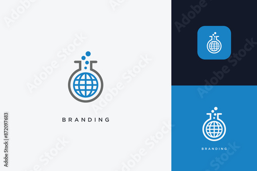 Global Networking Marketing Trading Logo