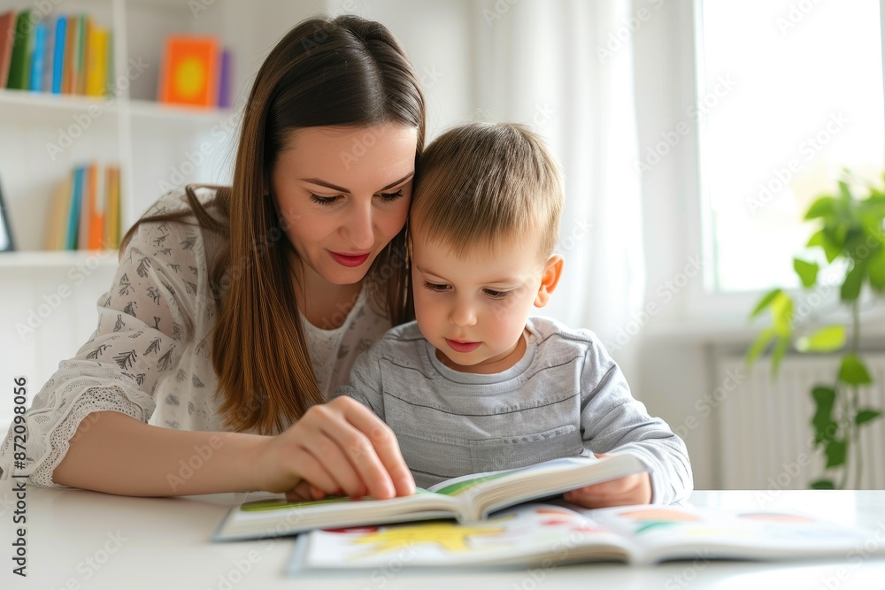Educational Guidance: Teacher Teaching Child to Scribble Educational Guidance: Teacher Teaching Child to Scribble