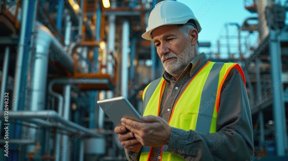 Work Site Foreman in Decision Mode Work Site Foreman in Decision Mode