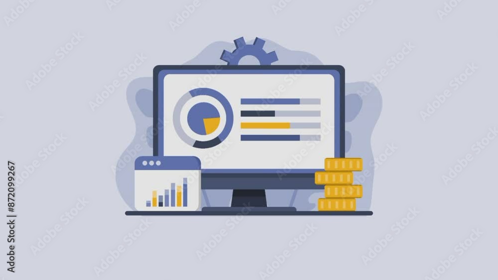 normal and green screen modes, business analysis animations, achievements and reports normal and green screen modes, business analysis animations, achievements and reports