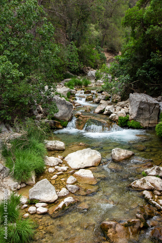 Borosa River Trail, Cerrada de Elías, Sierra de Cazorla National Park, Jaén, Andalusia. Spain photo