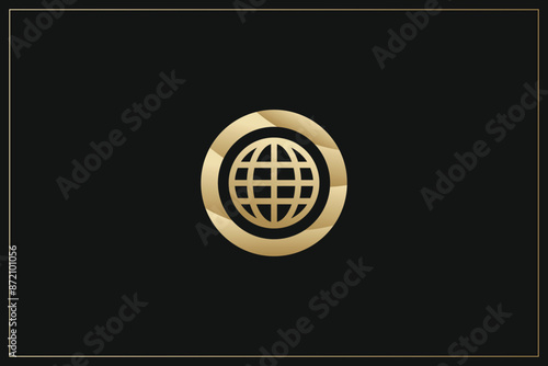 Global Networking Marketing Trading Logo