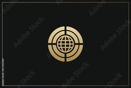 Global Networking Marketing Trading Logo