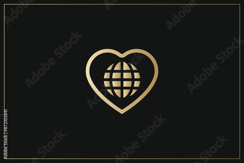 Global Networking Marketing Trading Logo