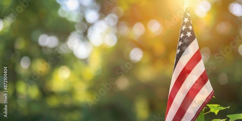 American flag background for celebration of Memorial Day, 4th of July, Labour Day, Independence Day.