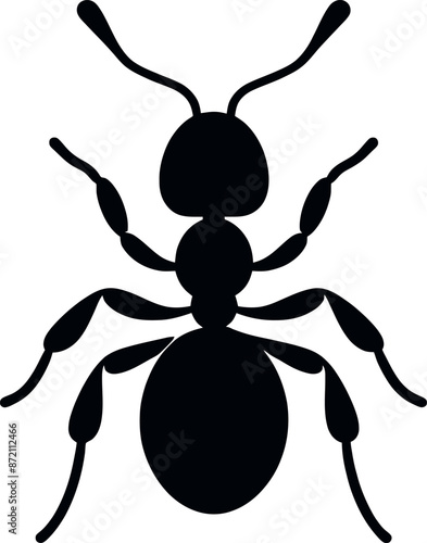 ant silhouette vector design