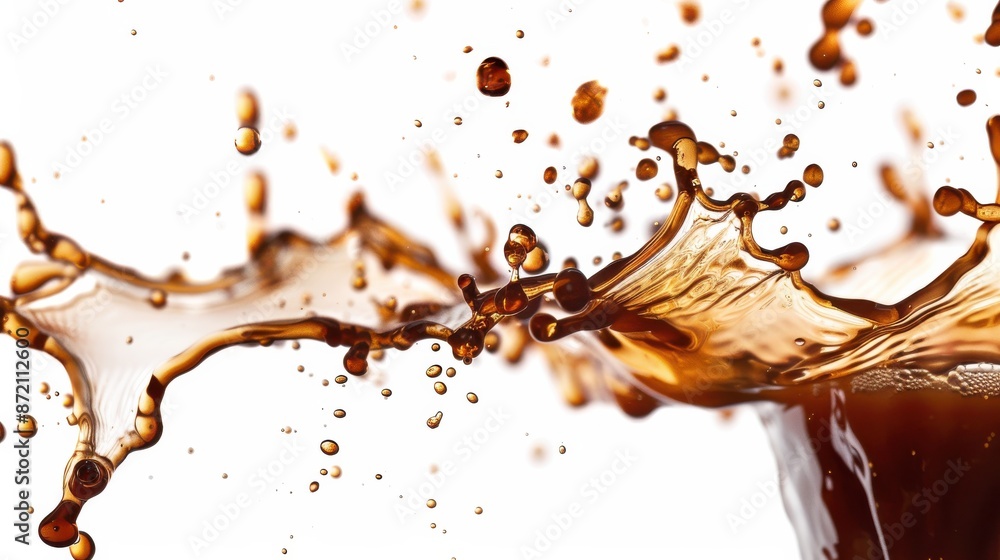 Coffee Splash, Brown Liquid, Drip and Splashes. Coffee Splash, Brown Liquid, Drip and Splashes.
