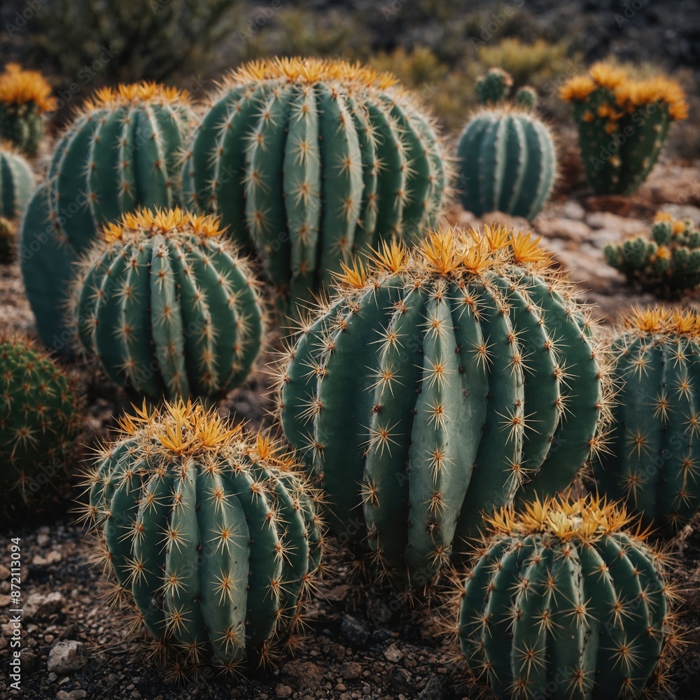 The Beauty of Resilience: A Flowering Cactus in Harsh Conditions The Beauty of Resilience: A Flowering Cactus in Harsh Conditions